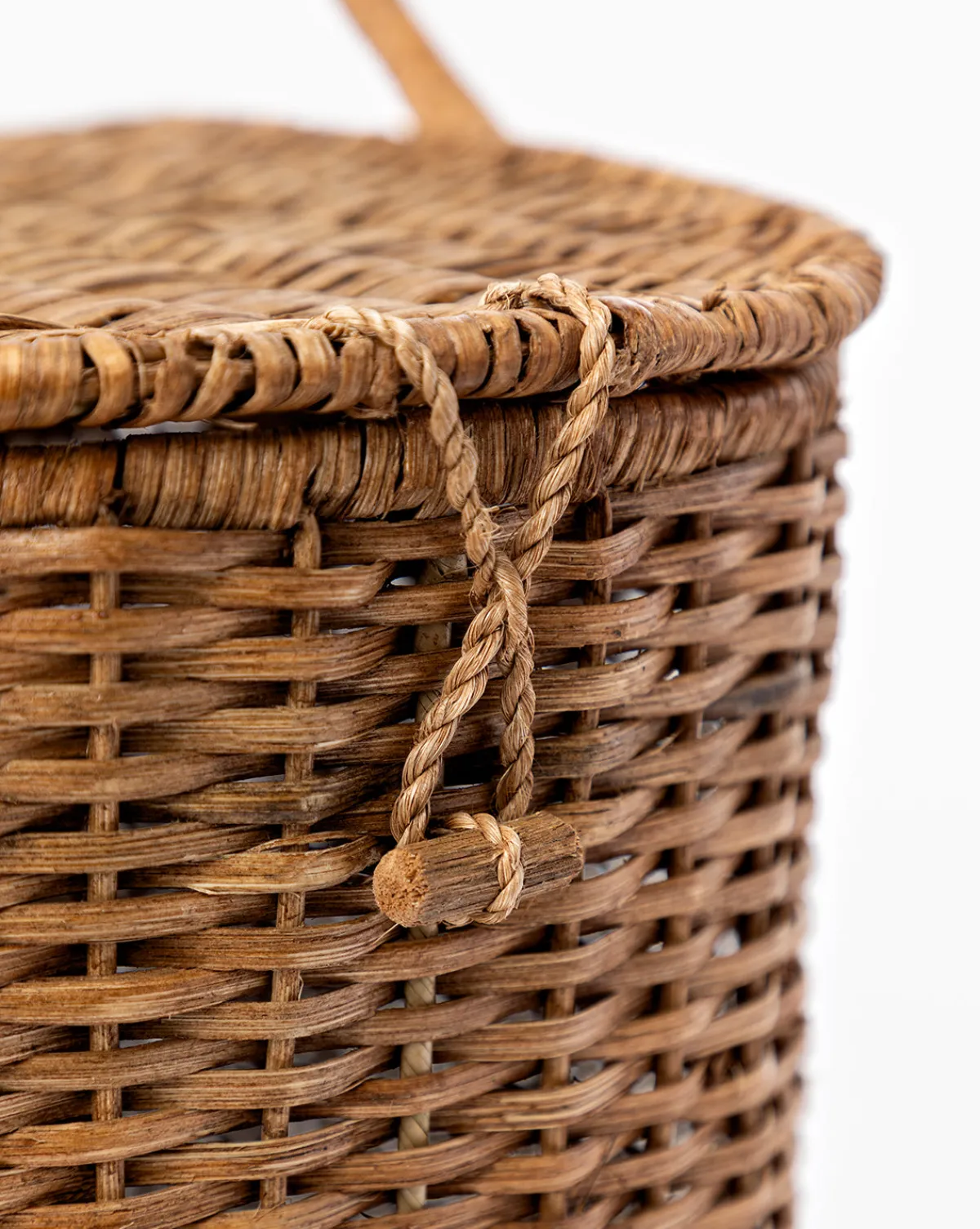 Rattan Wicker Picnic Basket|Creative Co-op Discount