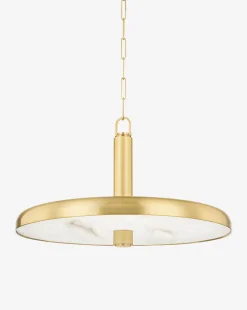 Reynolds Aged Brass Pendant|Hudson Valley Lighting Clearance