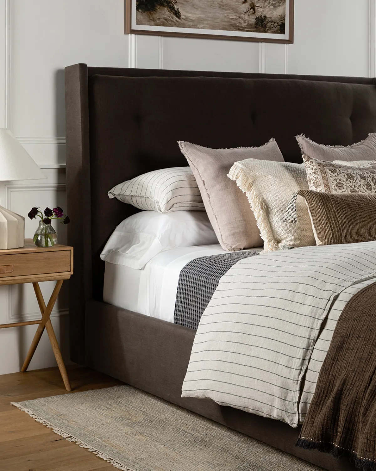 Ria Bed Tall Headboard|Makerspalm Online
