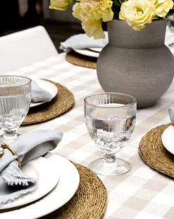 Ribbed Wine Glasses (Set of 4)|Transparent Overseas Sale