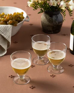 Ribbed Wine Glasses (Set of 4)|Transparent Overseas Sale