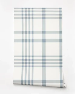 Rigby Plaid Print Wallpaper|York Wallcoverings New