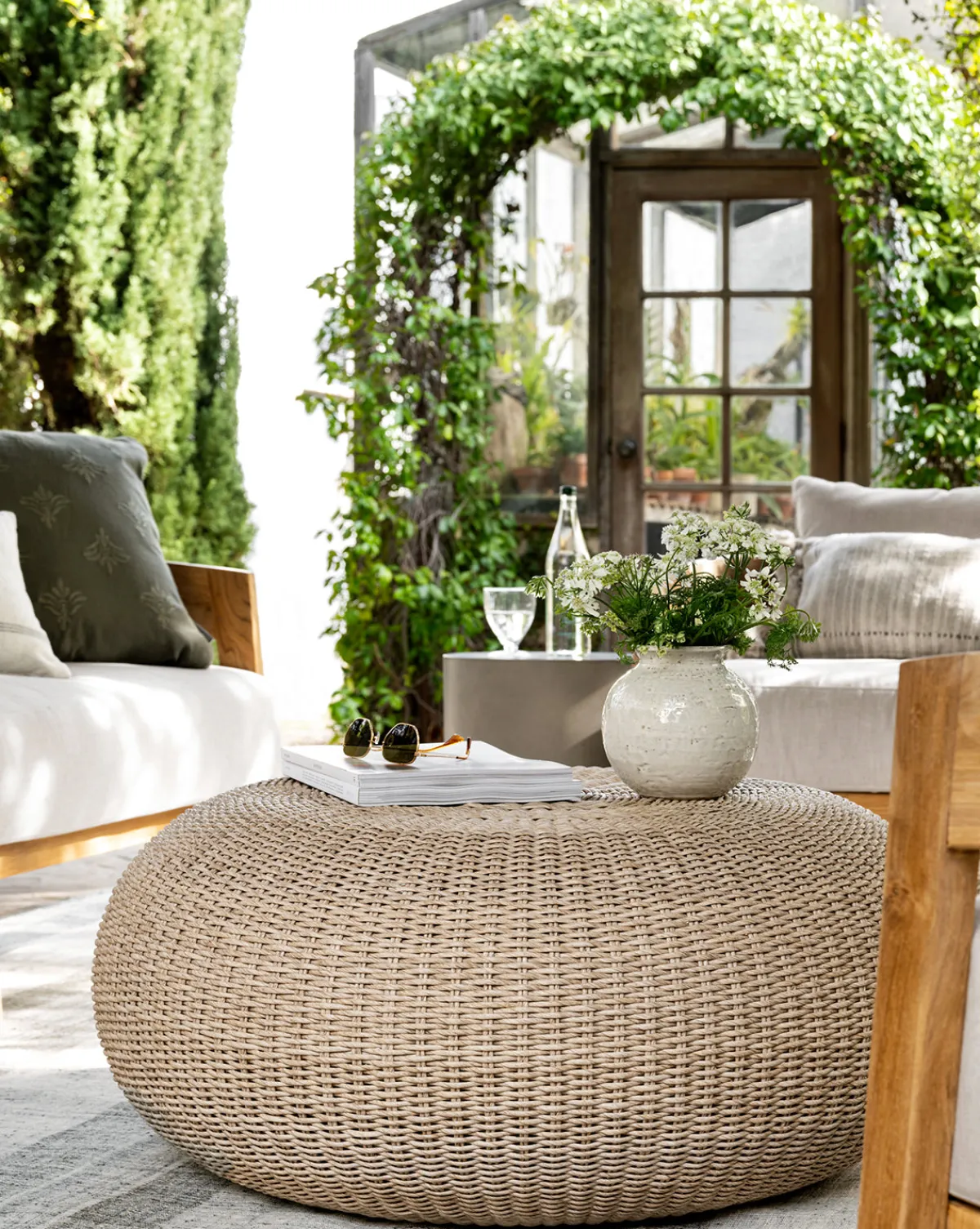 Rimma Outdoor Coffee Table|Four Hands Discount