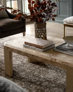 Rocio Burl Coffee Table|Makerspalm
