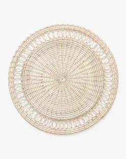 Round Rattan Placemat|SARO LIFESTYLE Outlet