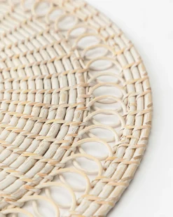 Round Rattan Placemat|SARO LIFESTYLE Outlet