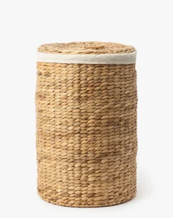 Round Water Hyacinth Basket|Artex Clearance