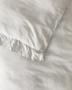 Ruffle Linen Duvet Cover|Makerspalm New