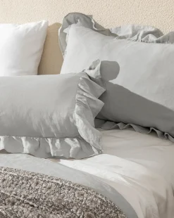 Ruffle Linen Shams (Set of 2)|Makerspalm Outlet