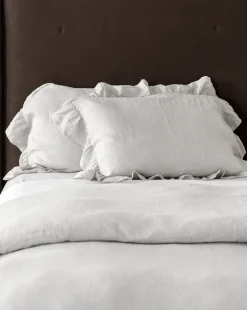 Ruffle Linen Shams (Set of 2)|Makerspalm Outlet