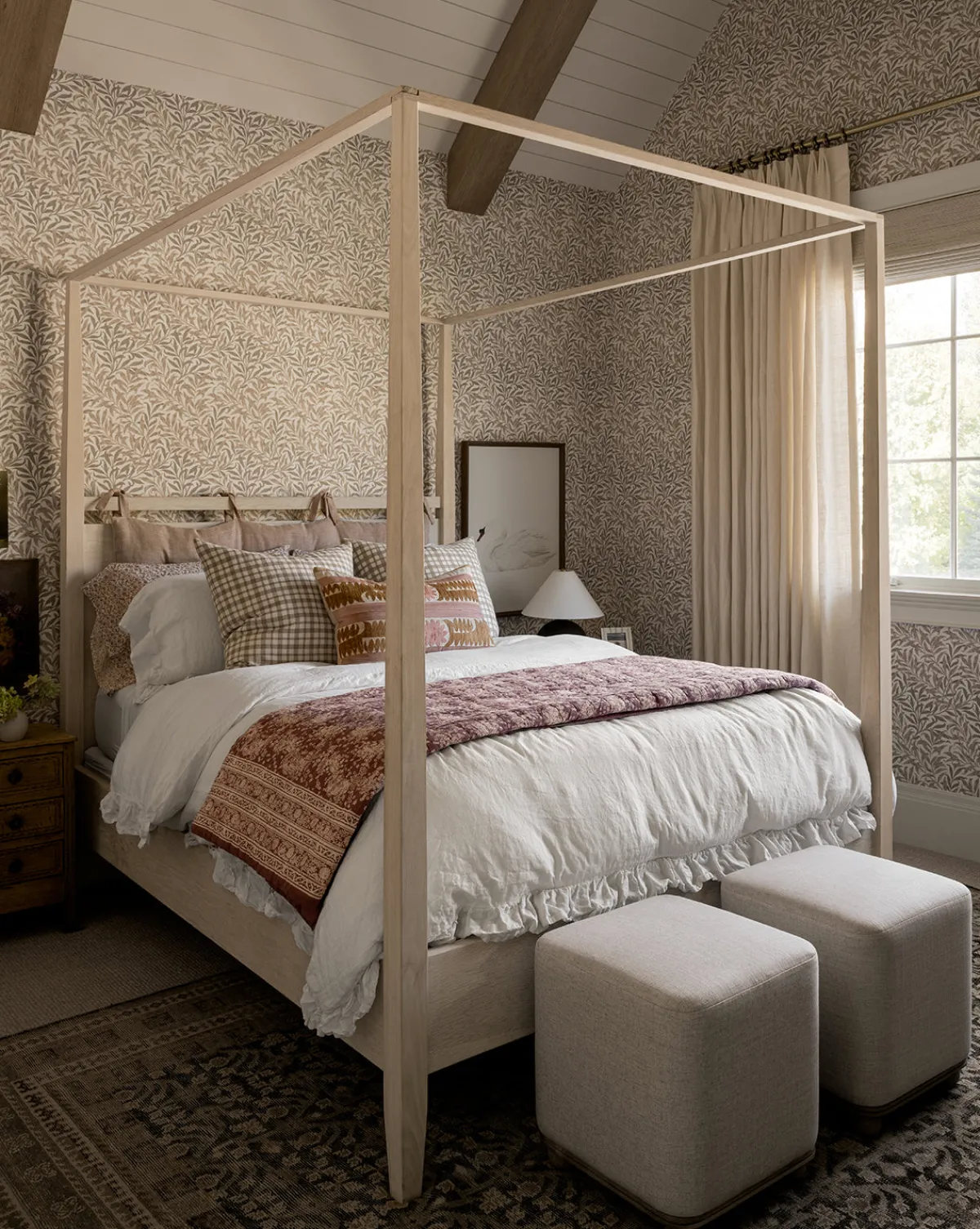 Ruffle White Linen Duvet Cover|Makerspalm Sale