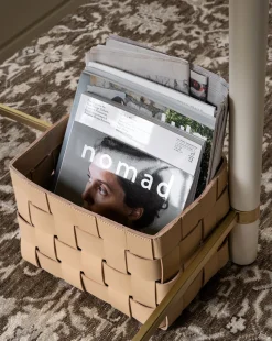 Rupert Leather Bin|Credence Online