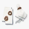 Scallop Border Napkins (Set of 4)|Renuka Inc. Online