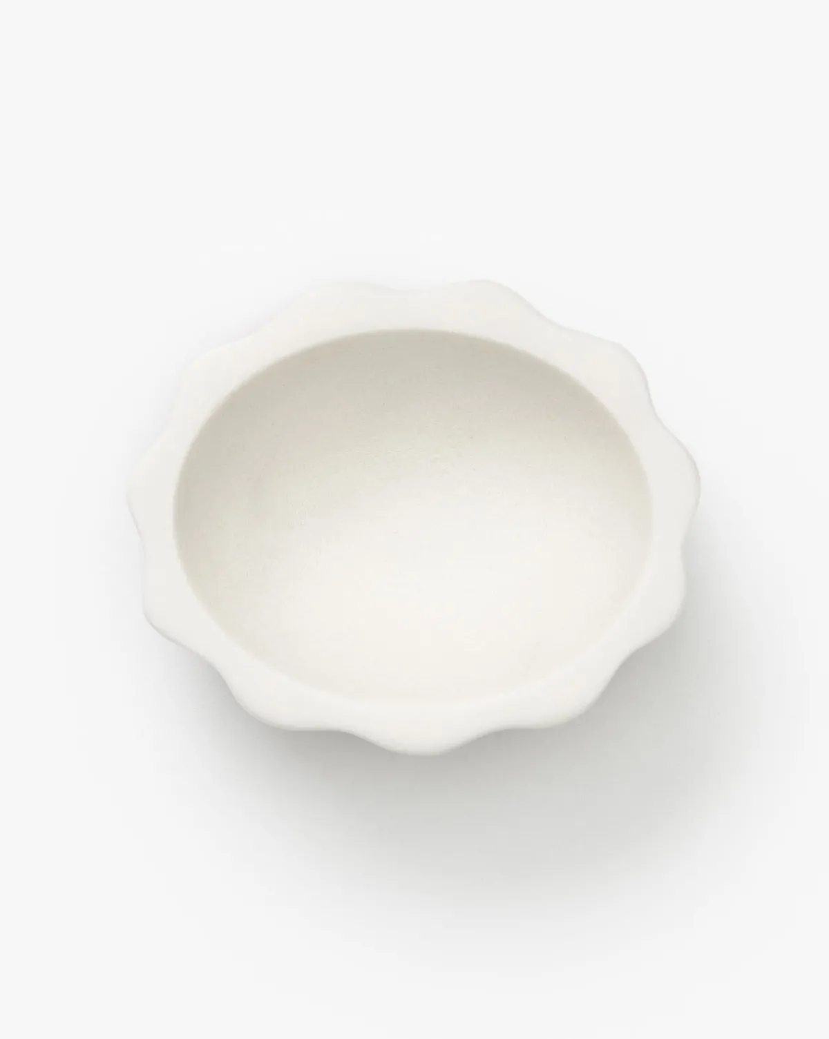 Scalloped Marble Bowl|Zodax Clearance