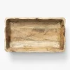 Scalloped Wood Tray|Creative Co-op New