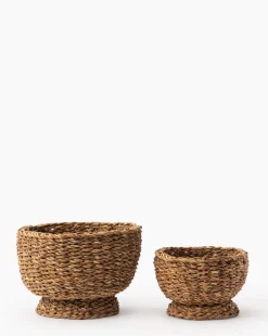 Seagrass Footed Bowl|Napa Home & Garden