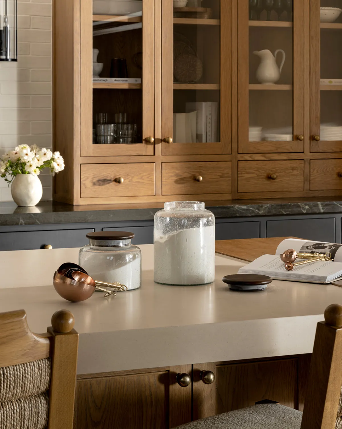 Seeded Glass Canister|Rajan Overseas Sale