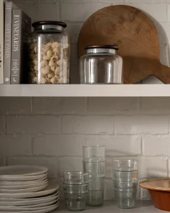 Seeded Glass Canister|Rajan Overseas Sale