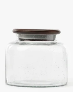 Seeded Glass Canister|Rajan Overseas Sale