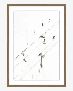 Snowy Ski Lift I|Art Headquarters, LLC DBA Wendover Art Group DBA Kevin O'Brien Studio Clearance
