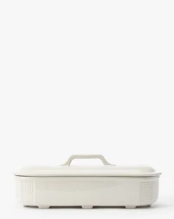 Stoneware Baking Dish in Matte White|Creative Co-op Outlet