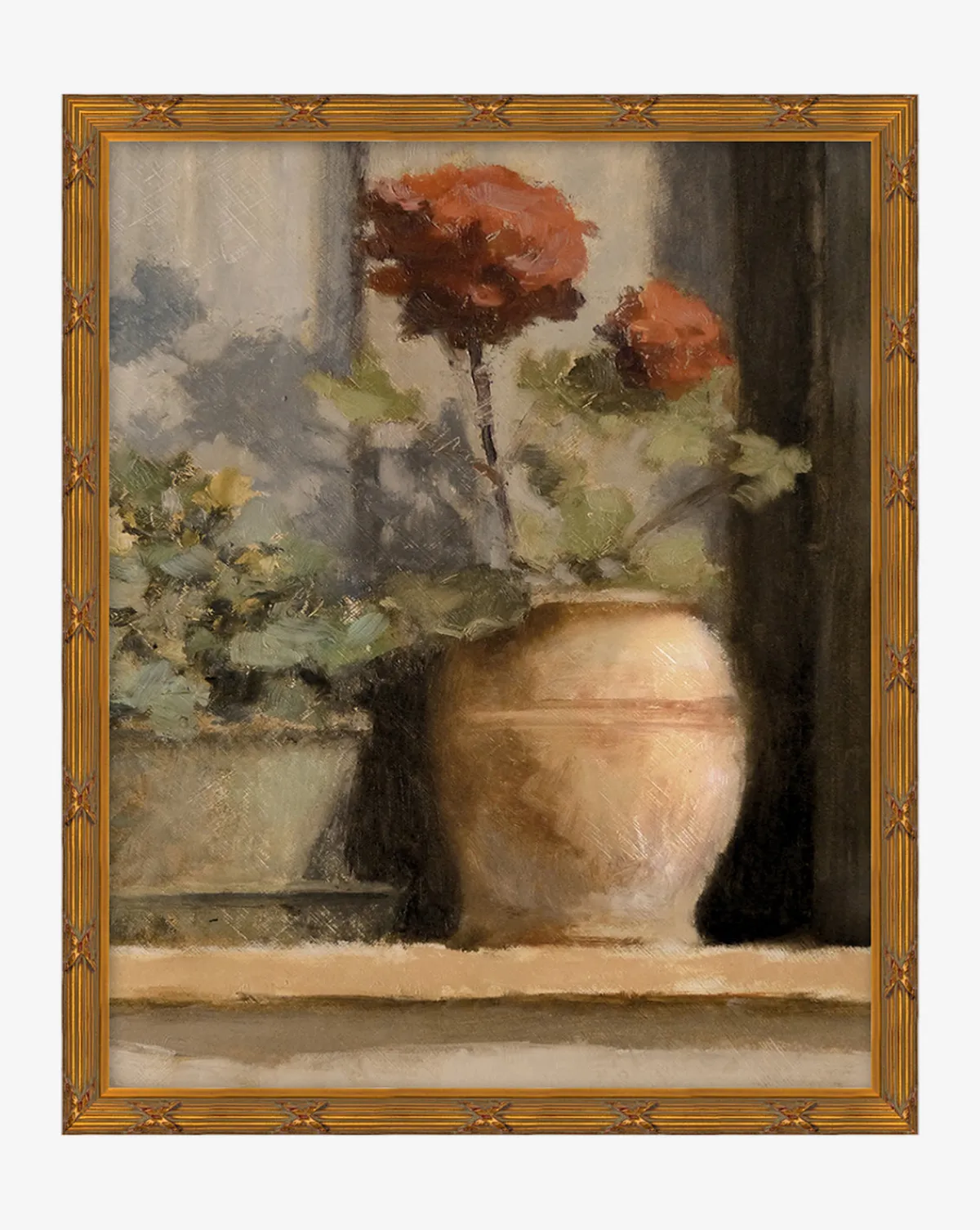 Stoop Geraniums|Art Headquarters, LLC DBA Wendover Art Group DBA Kevin O'Brien Studio