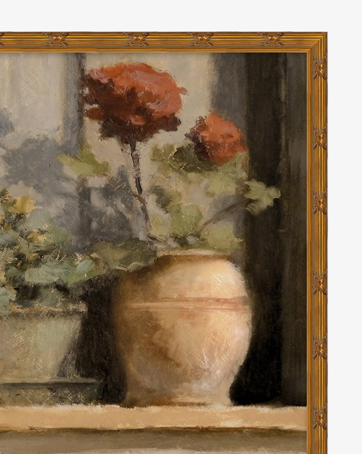 Stoop Geraniums|Art Headquarters, LLC DBA Wendover Art Group DBA Kevin O'Brien Studio
