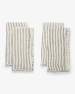 Striped Fringe Napkins|McGee & Co. Sale