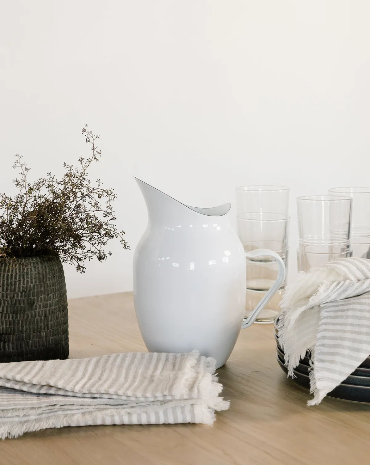 Striped Fringe Napkins|McGee & Co. Sale