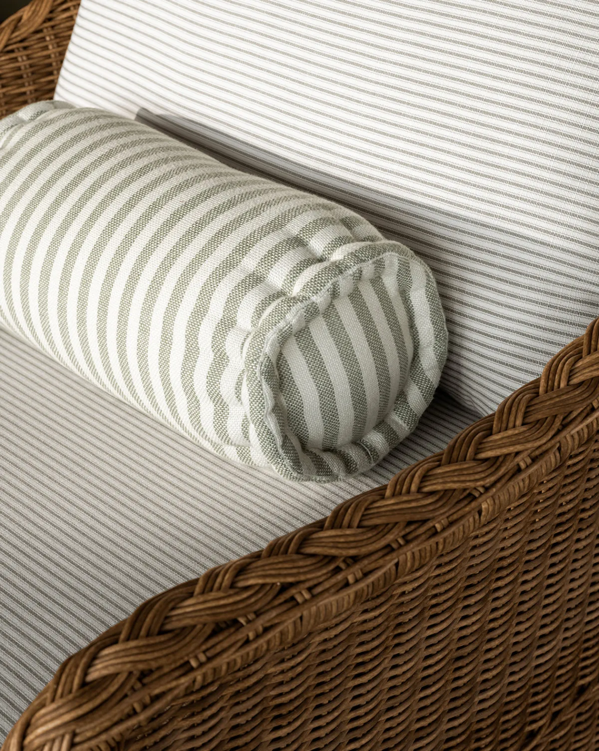 Striped Indoor/Outdoor Bolster Pillow|Raj New