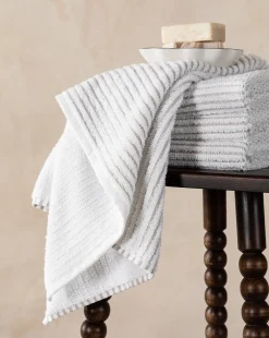 Taupe Striped Bath Collection|Kassatex Sale