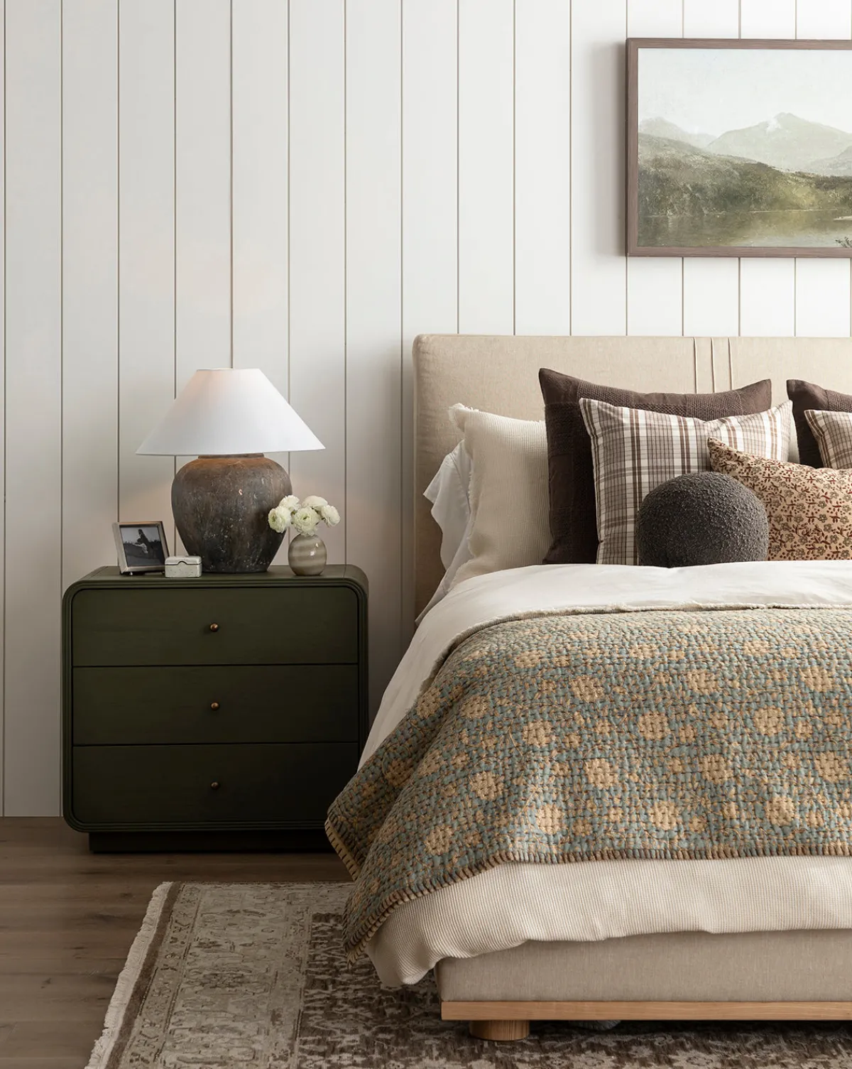 Taylor Pleated Bed (Ready to Ship)|Makerspalm Outlet