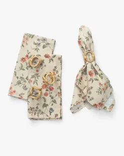 Terrace Napkin Rings (Set of 4)|DURU'S INDUSTRIES CORPORATION Online