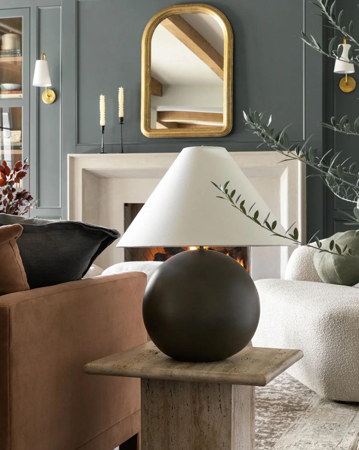 Tess Large Ceramic Table Lamp|Makerspalm