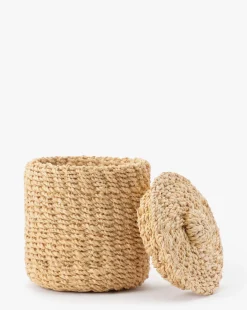 Thalia Woven Canister|Pigeon & Poodle dba Made goods Outlet