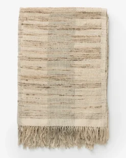 Theodora Block Stripe Throw|TAL HANDWOVEN CLASSICS LLP