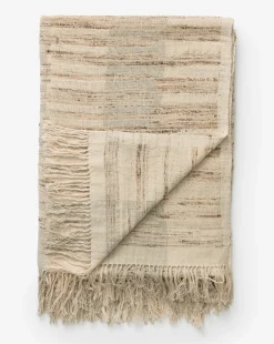 Theodora Block Stripe Throw|TAL HANDWOVEN CLASSICS LLP