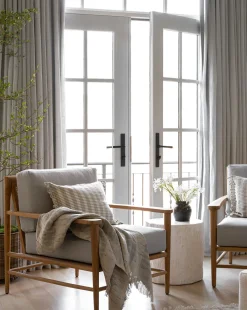 Theodora Block Stripe Throw|TAL HANDWOVEN CLASSICS LLP