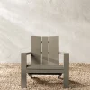 Triby Gray Teak Outdoor Lounge Chair|Makerspalm Sale