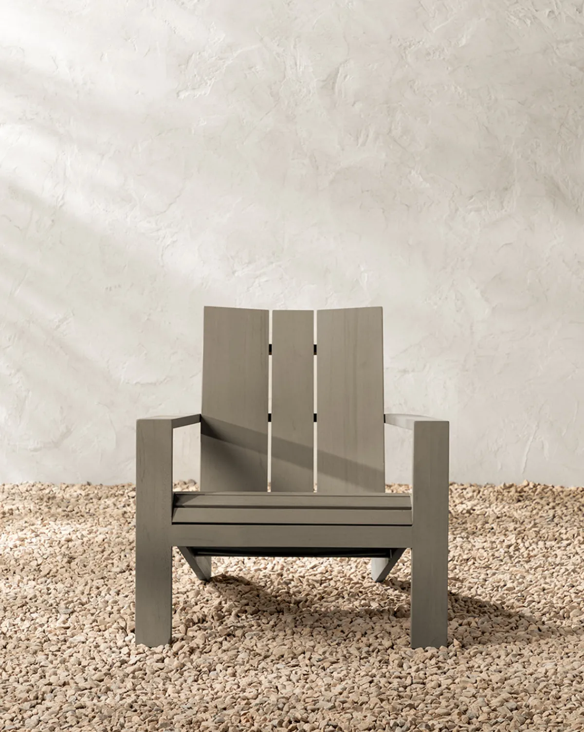 Triby Gray Teak Outdoor Lounge Chair|Makerspalm Sale