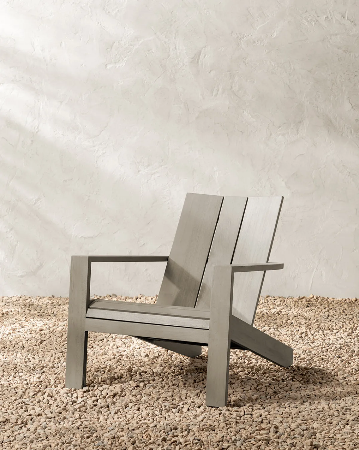 Triby Gray Teak Outdoor Lounge Chair|Makerspalm Sale