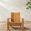 Triby Teak Outdoor Lounge Chair|Makerspalm Hot