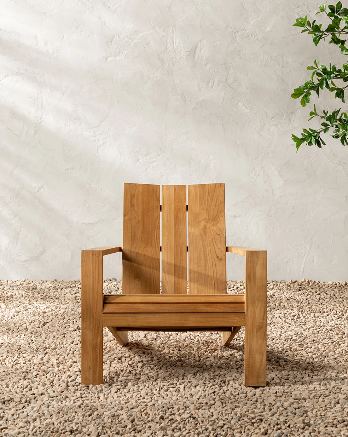 Triby Teak Outdoor Lounge Chair|Makerspalm Hot
