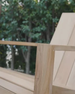 Triby Teak Outdoor Lounge Chair|Makerspalm Hot