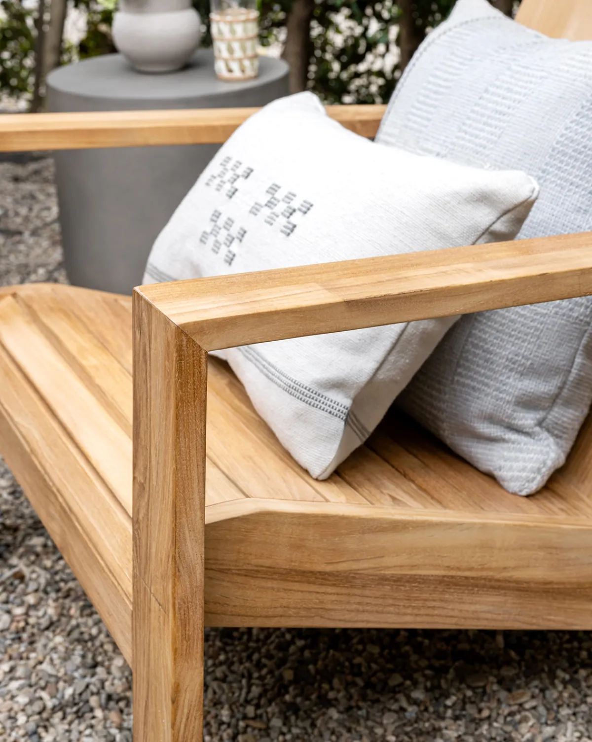 Triby Teak Outdoor Lounge Chair|Makerspalm Hot