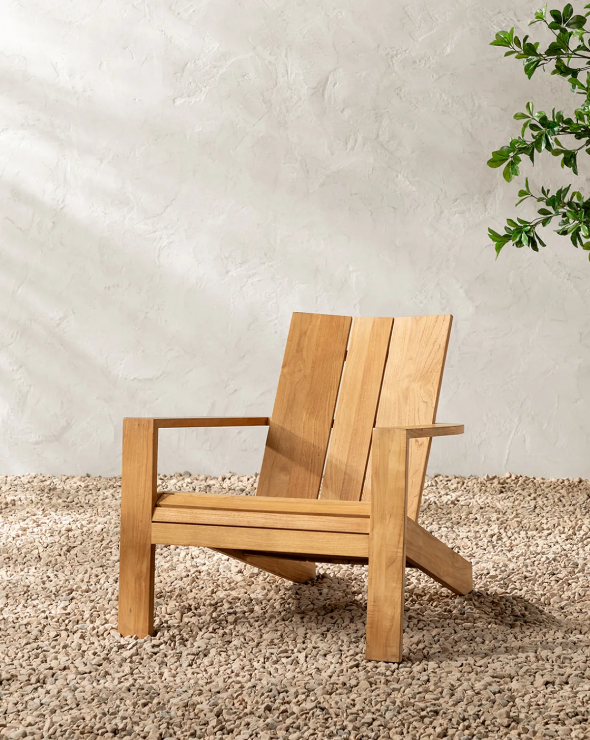 Triby Teak Outdoor Lounge Chair|Makerspalm Hot