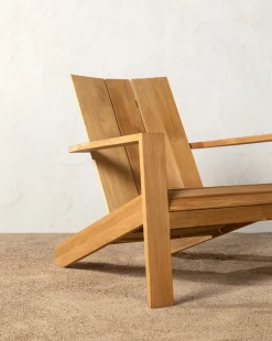 Triby Teak Outdoor Lounge Chair|Makerspalm Hot