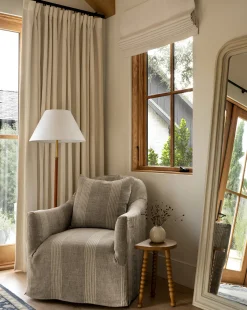 Trudeaux Slipcover Swivel Chair|Rowe Fine Furniture, Inc. New