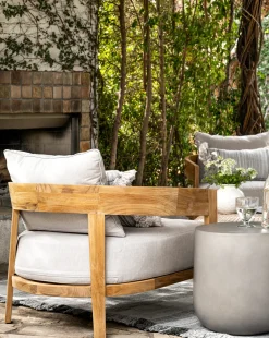 Vento Teak Outdoor Lounge Chair|PT. Triconville Indonesia Best