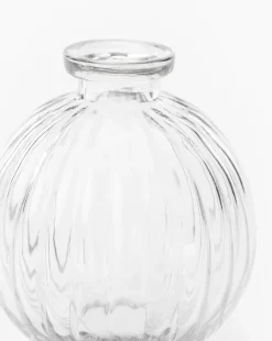 Verlice Glass Round Vase|Transparent Overseas Sale